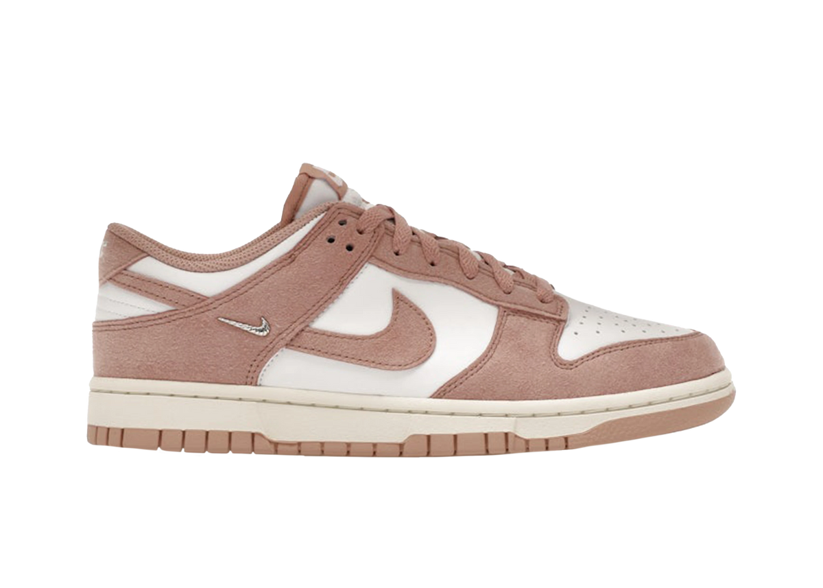 Nike Dunk Low Rose Whisper Gold Mini Swoosh (Women's)