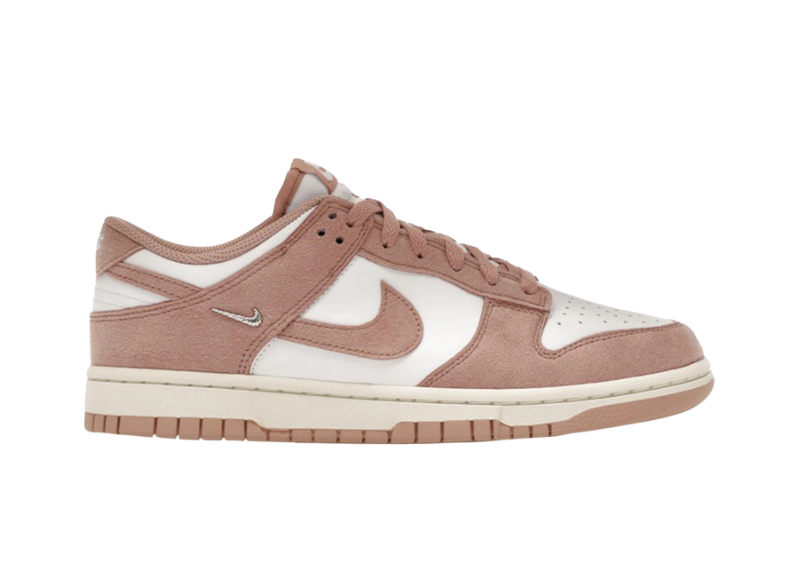 Nike Dunk Low Rose Whisper Gold Mini Swoosh (Women's)