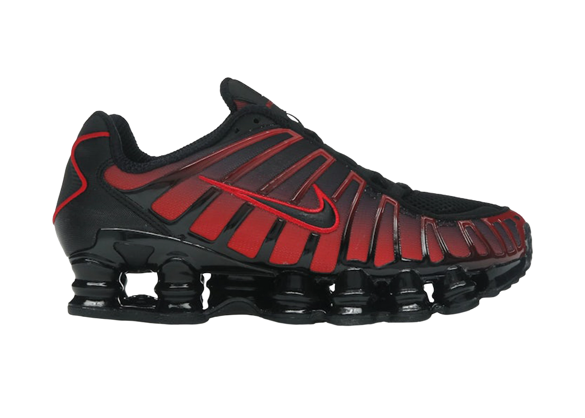 Nike Shox TL Black University Red Gradient